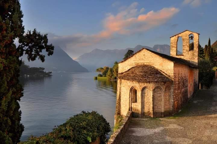 Casa Intignano - Appartamento Con Terrazzo Vista Lago Tremezzo Buitenkant foto